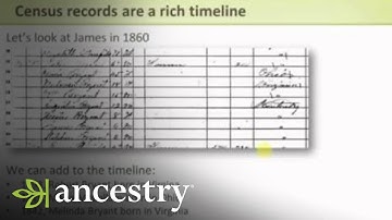 Creating Timelines to Better Understand Records and Families | Ancestry