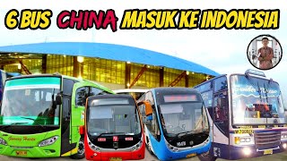 6 Bus dan Chassis Bus China Berhasil Menembus Pasar Bus di Indonesia