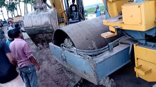 Road Roller Crash  RA TECHNLOGY