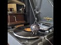 塩 まさる ♪純情の花♪ 1940年 78rpm record. Columbia Model No 204 phonograph