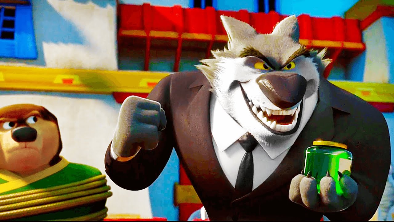 Tibetan Mastiff Vs Alpha Wolf - Final Fight Scene | ROCK DOG (2017) Movie CLIP HD