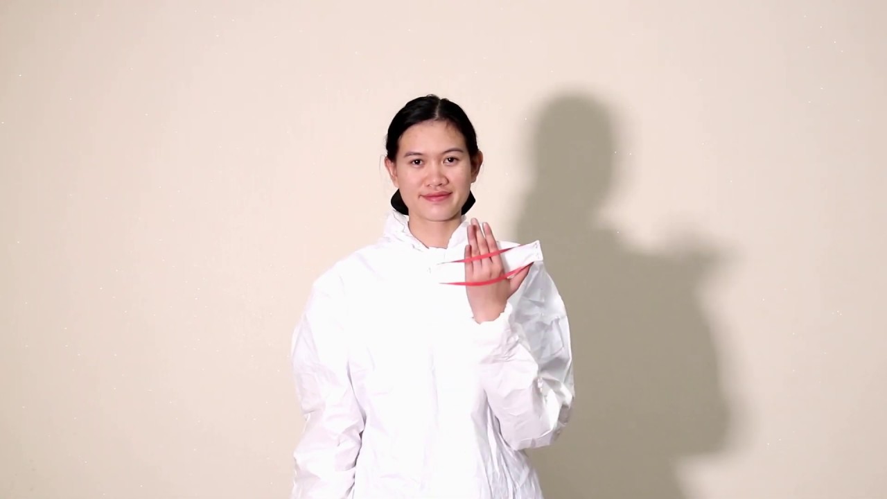 การถอดและใส่ PPE สำหรับดูแลผู้ป่วย (ชุด Coverall)