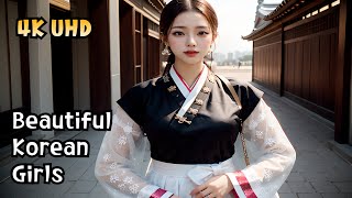 [4K] Beautiful korean girlsㅣ美しい韓国の少女たちㅣ한복ㅣAi룩북, Ai lookbook