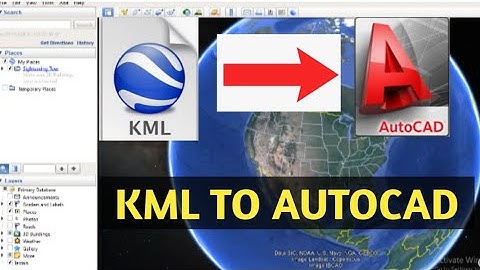 How to convert KML file into AutoCAD with lips