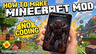 How To Make Mod In Minecraft Pe | Minecraft Pe Mod Tutorial screenshot 4