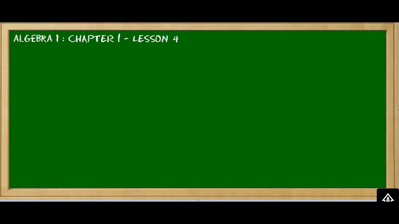 Chapter 1 - Lesson 4 - YouTube