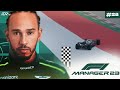 Lewis hamilton va finir  lehpad  carrire aston martin f1 manager 23 28