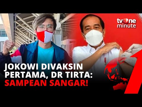 Dokter Tirta Salut Presiden Jokowi Orang Pertama yang Disuntik Vaksin Covid 19 | tvOne Minute