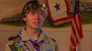 Eagle Scout Project of the Year 2014 recipient Cody Eckels