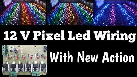12 volt Pixel Led Wiring With New Action | 12v Pixel Led Chaser Connection | Pixel |Atul Light House