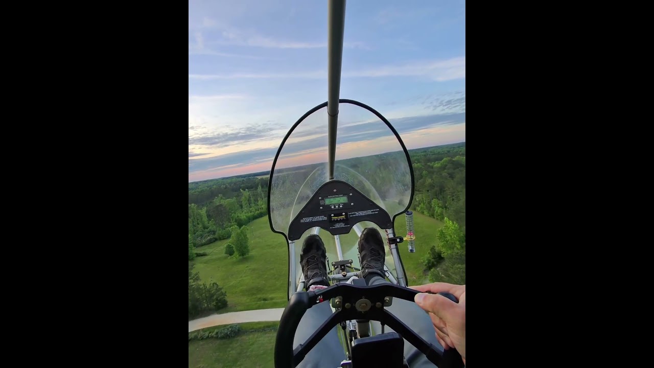 What’s it like to takeoff from your backyard? 