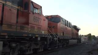 BNSF #7535 Leads WB Power Move. Olathe, KS 5/11/24