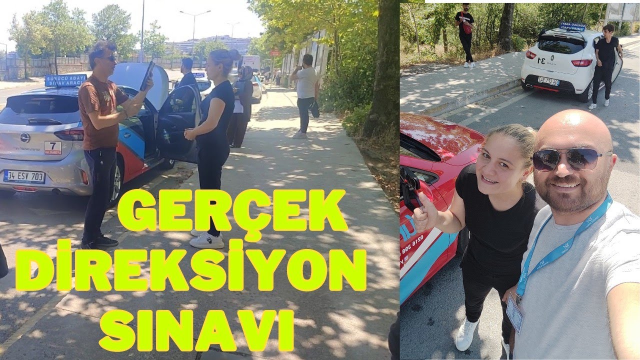 GERÇEK DİREKSİYON SINAV GÖRÜNTÜSÜ- Sürpriz Sonlu #direksiyonsınavı