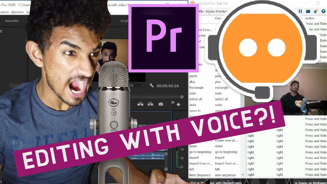 EDITING A VIDEO WITH ONLY MY VOICE?! [NOT CLICKBAIT] YouTube