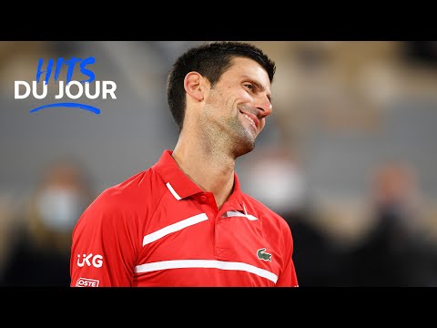 "Pleine tête ! Djoko loupe rarement sa cible" I Roland-Garros I Highlights