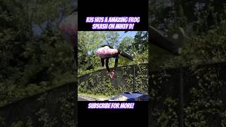 What a FROGGY Splash! #btw #wrestling #byw #entertainment #wwe #prowrestling #shortsfeed #trending