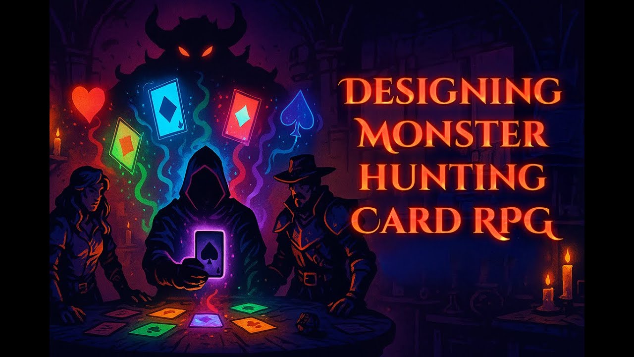 Crafting an Epic TTRPG: Monster of Midnight with Cards and Dice