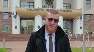 ‼️🗣Тудор Шоилица; ◾️Протест перед Парламента против повышение цен на газ и энергию.