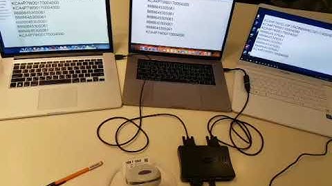 1:3 USB Barcode Scanner Splitter