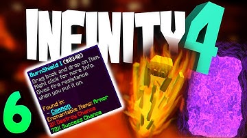 NETHER AND CRAZY CUSTOM ENCHANTS!! | Minecraft INFINITY V4 Episode 6 (1.11 SMP w/ Plugins)