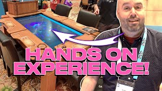 The Arena TOUCHSCREEN GAME TABLE Experienced at Dice Tower West