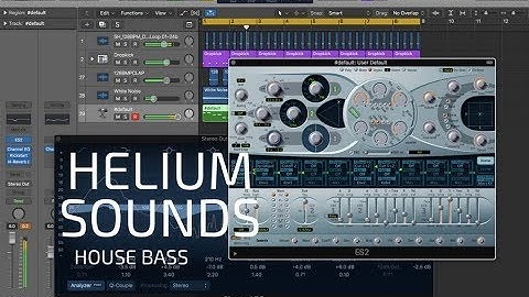 Logic Pro X - House Bass Tutorial (ES2)