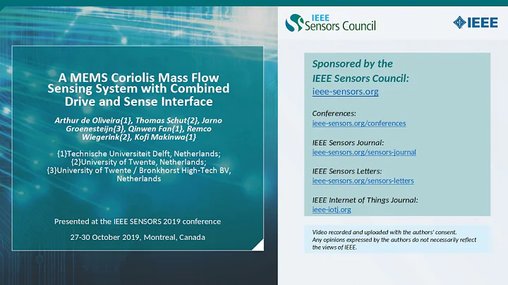 A MEMS Coriolis Mass Flow Sensing System with Comb...