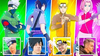 CADA UM É UM NINJA! SQUAD NARUTO PRO PLAYER NA HERO BASE!