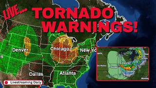 LIVE: Tornado Warnings - Midwest Severe Storms! - Severe Weather Coverage!