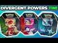 Pokemon Divergent Powers Tin OPENING! (Hisuian Decidueye V, Typhlosion V &  Samurott V)