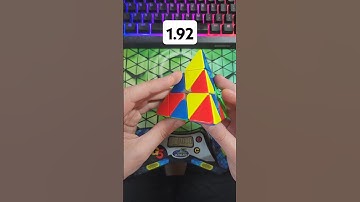 Pyraminx Solve of the Day 6/5 - 1.92 #rubikscube #pyraminx #cubing #puzzle #shorts