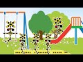 【踏切アニメ】公園で遊ぼう！まとめ Let's play in the park Summary