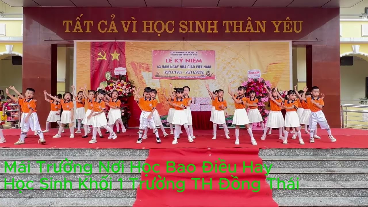 Mái Trường Nơi Học Bao Điều Hay | Khối 1 | Trường tiểu học Đồng Thái