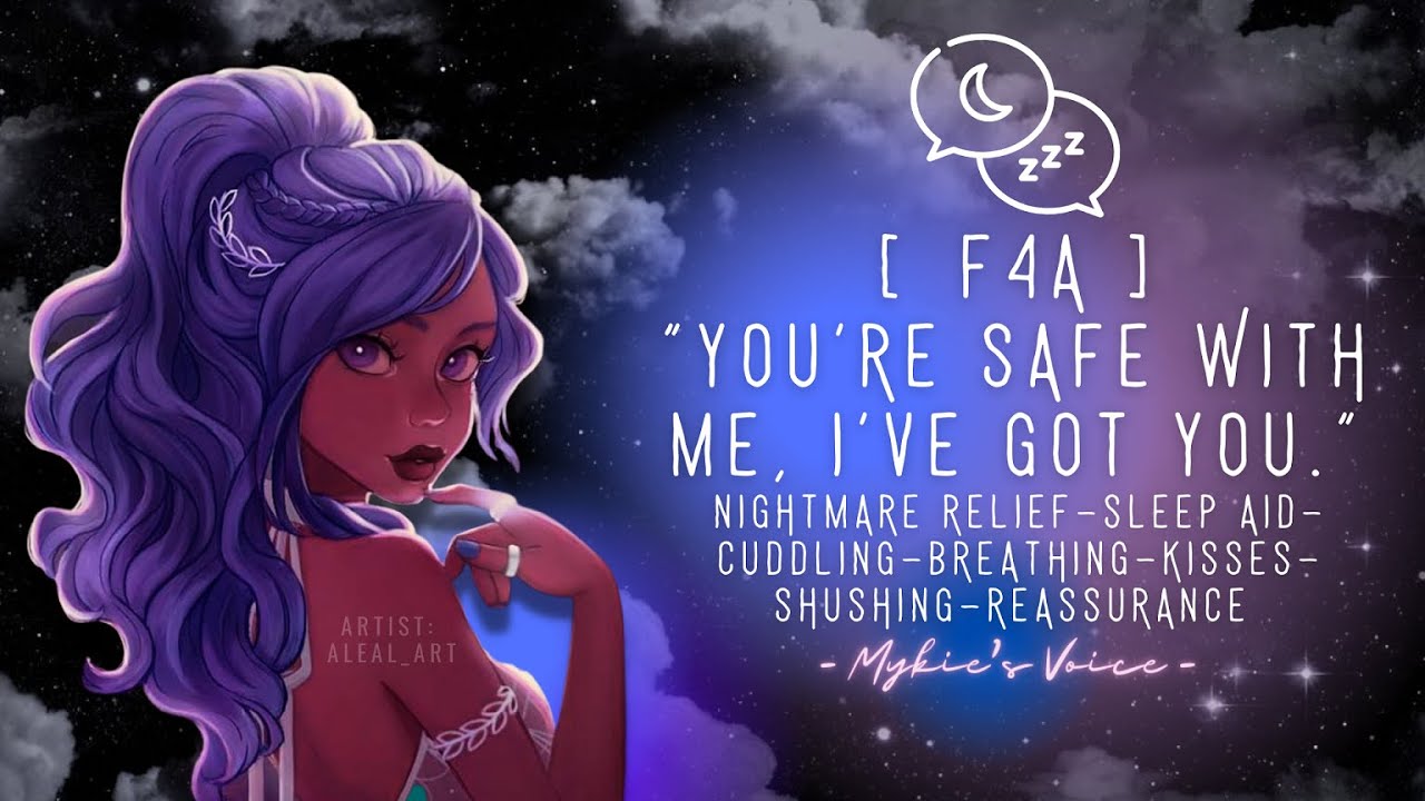 Girlfriend comforts you after a nightmare😓 (F4A) [Sleep Aid] [Shushing] [Breathing]
