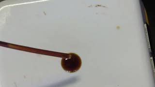 Crackle Test - 2412 ppm Water - Polyglycol Compressor Oil
