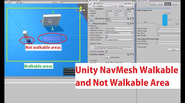 Unity3d How To - NavMesh walkable and not walkable area - Part I
