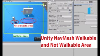 Unity3d How To - NavMesh walkable and not walkable area - Part I