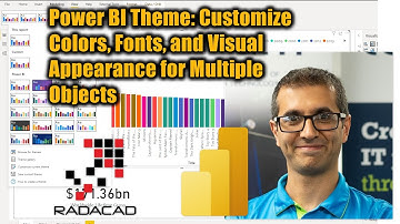 Power BI Theme   Customize Colors Fonts and Visual Appearance for Multiple Objects