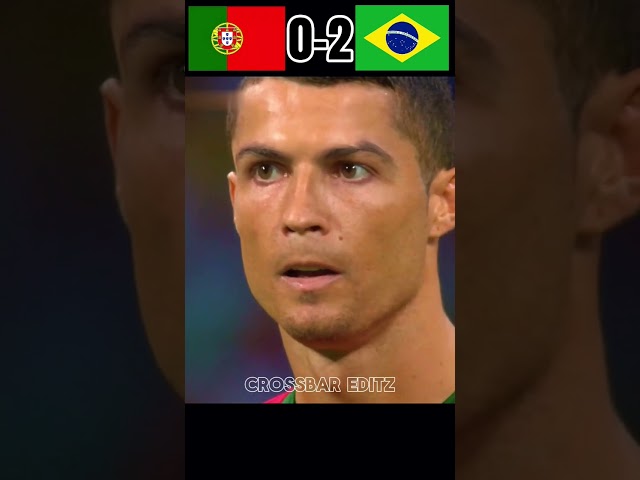 Portugal VS Brazil 4-3 Ronaldo Hat-tricks 🔥 FINAL Imaginary Match Highlights u0026 Goals class=
