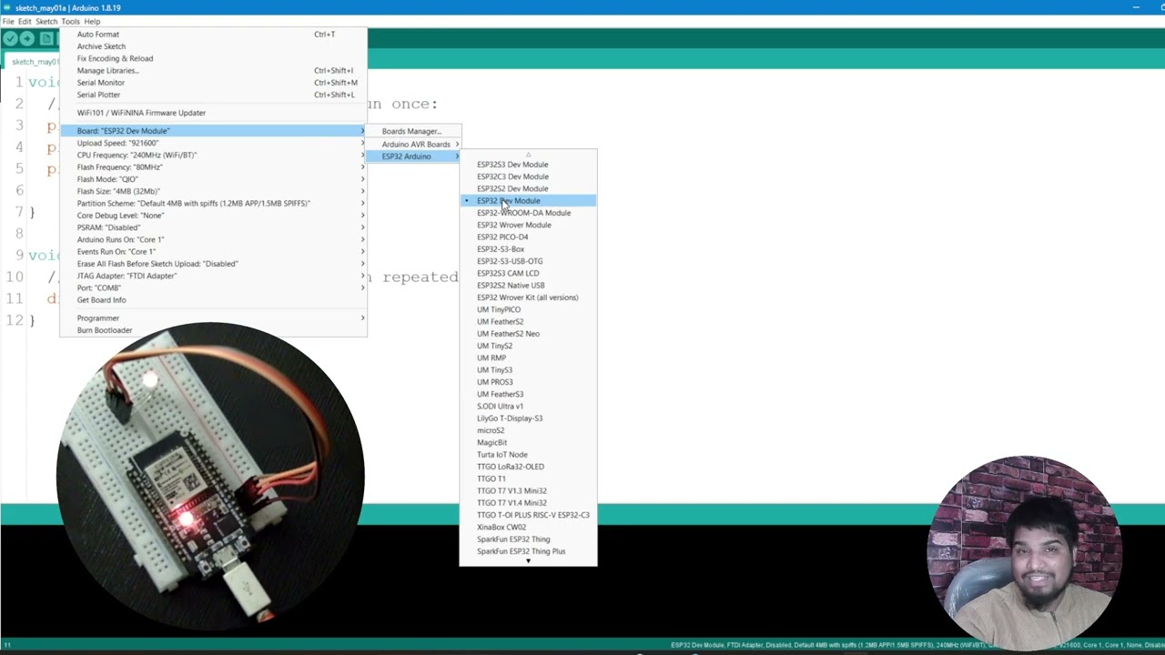 Getting Started with ESP32: LED Blink Tutorial