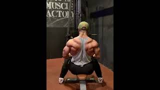 Total back isolation.    Eli Fibra  PRECOR Seated Cable Row    RYAN SHERWOOD FITNESS