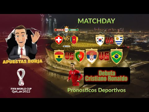 ✅ Pronósticos deportivos fútbol MUNDIAL Qatar 2022 ⚽Portugal VS Ghana Brasil vs serbia⚽ Predicciones