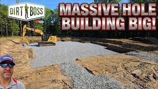 Excavating a basement foundation