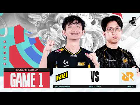 NAVI vs RRQ | Regular Season Week 9 Day 1 | Game 1 | #MPLIDS18