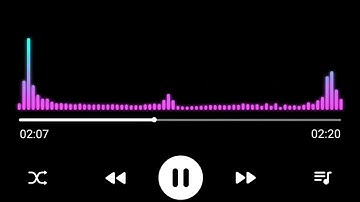 1minute audio visualizer black screen video | music player icon background effects | editing