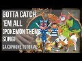 How to play Gotta Catch 'Em All (Pokemon Theme Song) by Jason Paige on Alto Sax (Tutorial)