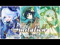 〖Furina ✦ Venti ✦ Nahida〗 模仿 | "Imitation" 「imitating them, until we finally become them」