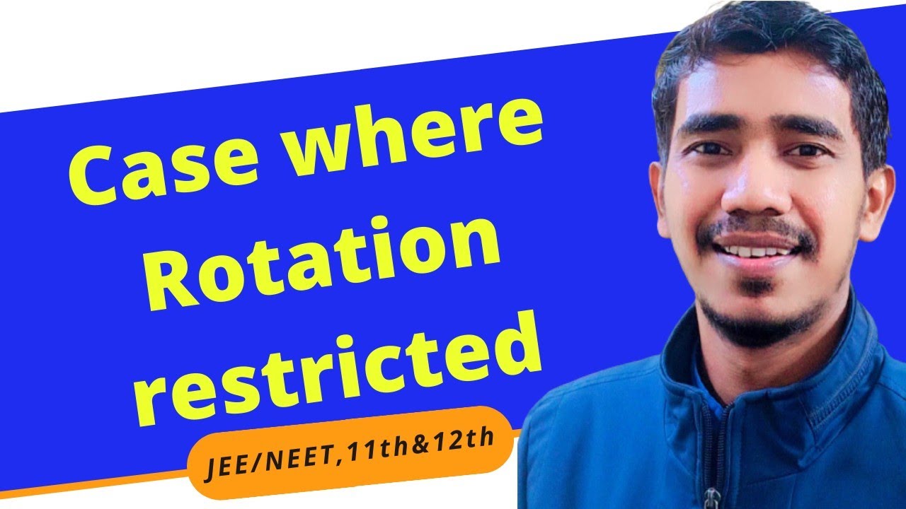 Case arises Where Rotation restricted for Geometrical Isomerism - YouTube