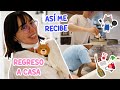 REGRESANDO A CASA CON BEBÉ 👶 ASÍ ME RECIBE MI ESPOSO 👩‍❤️‍👨 REACCIÓN DE LOS GATOS 🙀 | Juli