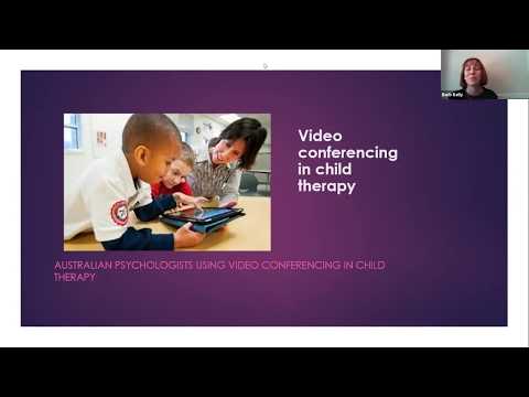 Video conferencing in child therapy: Webinar for psychologists